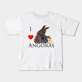 I Heart...Angoras! Kids T-Shirt